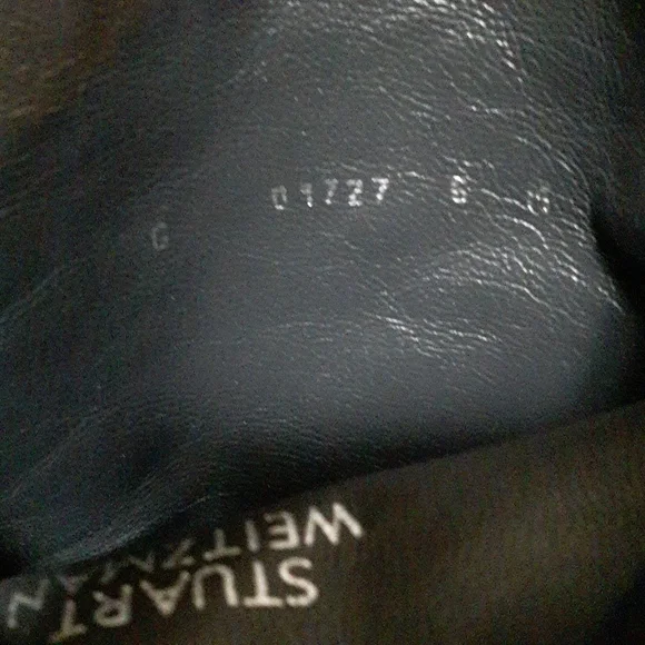 Stuart Weitzman Straighten Nice Blue Suede Boots - Picture 13 of 13